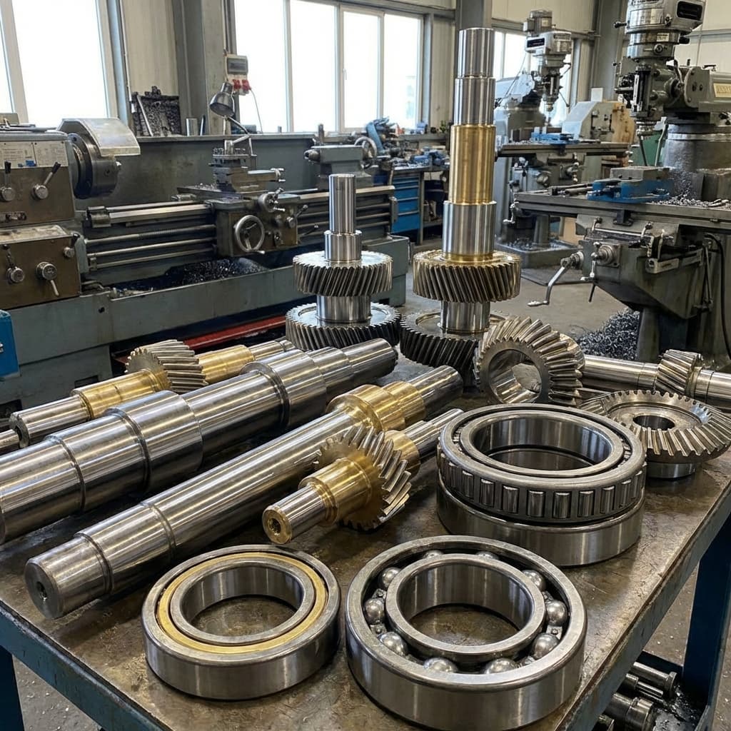 Shafts, Gears & Bearings